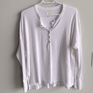 Aerie Offline ribbed Henley shirt